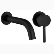 Bateria podtynkowa czarna Rea Lungo Black mat loft nowoczesna