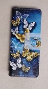 Etui portfel z klapką do Samsung Z Fold 5 niebieski motyle
