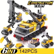 Klocki zestaw Budowniczy Koparki 6w1