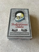 Gra karciana Great Shakespearean Deaths Card Game Chris Riddell Spymonkey
