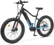 Jeep Unisex - Rower elektryczny Blizzard dla dorosłych, czarny/niebieski