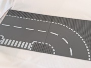 Lego City baseplate 32x32 60237  - Zakręt i skrzyżowanie nr 1