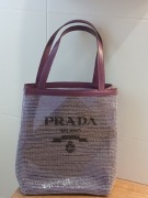Torebka Prada cekiny fiolet