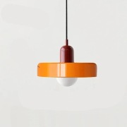 Lampa wisząca ze szklanym kloszem Bauhaus 