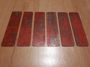 Zakładki do książek - czerwone