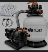 system filtrów piaskowych do basenu 10 m³/h kulki filtrujące 800g