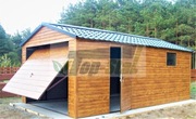 Garaż Blaszany Drewnopodobny na Wymiar z profili