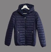 Damska lekka pikowana kurtka wiosenna-jesienna granatowa 36/S