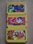 3 kartridże na konsolę Pegasus Goal 3, Little Mermaid, Power Rangers