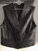 Kamizelka skórzana damska M skóra naturalna WYPRZEDAŻ
