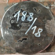 Krążek, wypałka, blacha fi 188 mm blacha 18mm. 