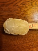 Alabastrowy skarabeusz, figurka