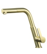 Bateria kuchenna zlewozmywakowa złota Deante silia