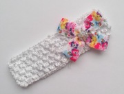 Opaska do włosów ażurowa miękka elastyczna My Little Pony wiosna