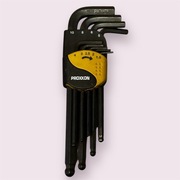 ZESTAW KLUCZY IMBUS PROXXON 9 SZT.