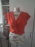 Top z lnem Vero Moda 