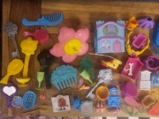 40% taniej PROMOCJA .Zestaw  pony, Barbie - torebki, okulary 
