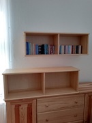 półka  (szafka) drewniana sosnowa bezsęczna wisząca lub stojąca