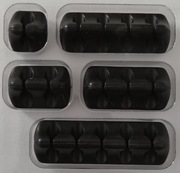 Klipsy do kabli, uchwyty na kable [Zestaw 5 sztuk] Syncwire