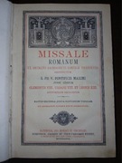 MISSALE ROMANUM Ex Decreto Sacrsancti Concilii Tridentini 1887 MSZAŁ