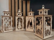 Lampion Świąteczny Boże Narodzenie.