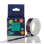 Taśma Washi ozdobna kosmos, szer. 15 mm.