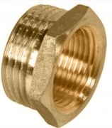 Redukcja mosiężna GZ3/4" x GW1/2"