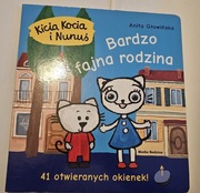Kicia Kocia i Nunuś Bardzo fajna rodzina książka okienka Anita Głowińska