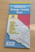 Southern Orange County Area - duża rozkładana mapa 