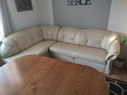 Komplet narożnik + pufy+ fotele