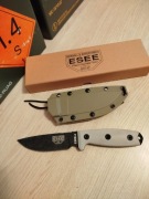 Nóż Esee-4P-B survival. Kolor piaskowy.