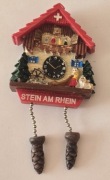 Magnes na lodówkę ceramiczny STEIN AM REIN Alpy Zegar z kukułką (4K)