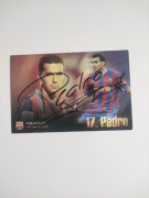 Autograf Pedro FC Barcelona 