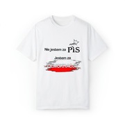 NIE JESTEM ZA PIS - T-Shirt Biały - Rozmiar M