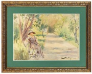 Adam Batycki akwarela 1919 r. ORYGINALNA