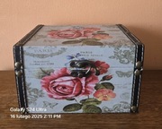 Piękna szkatułka, kuferek holenderski XXw.