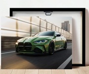 Obraz BMW M3 G80 –  Dynamiczna Dekoracja do Garażu lub Domu 30cmx40m
