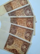 278N'  100 ZŁ 1932-1934 SER AW BC BK CJ CENA ZA 1 ŁADNY STAN. 