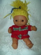 LALKA GUMOWA Z OTWIERAJĄCYMI OCZAMI - 30 cm