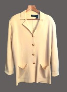 Dżersejowy żakiet bez podszewki