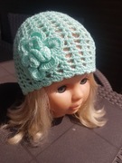L.JK-317 Ażurowa czapka HANDMADE 44-52cm
