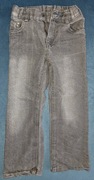 Szare Jeansy chlopiece i r. 116