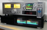 JVC + PILOT korektor MP3 analizator USB Zegar Bluetooth 5.3 TF AUX deck