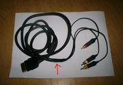 kabel video av Xbox Classic orginalny