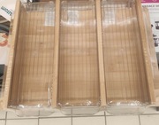 Deska drewniana z trzema pojemnikami