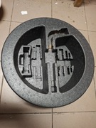 Styropian wsad organizer koła zapasowego bagażnika Toyota Avensis T25