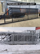 Hit Brama przesuwna 4 panel pion Premium CLASSIC Light , ocynk ogniowy+RAL 