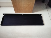 Czarna Lakierowana Metalowa Półka 43cm 