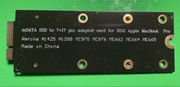 Adapter do SSD msata do MacBook pro Retina 2012-2013