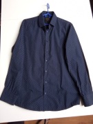 Reserved koszula z bawełny egipskiej L 42 (niebieski)